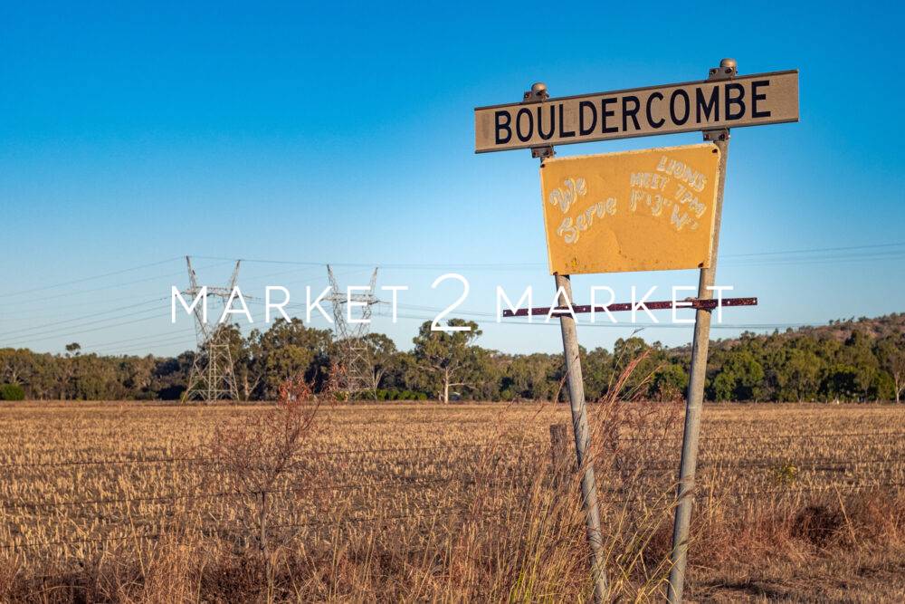 Cattle Farming - Bouldercombe - Sign to the right