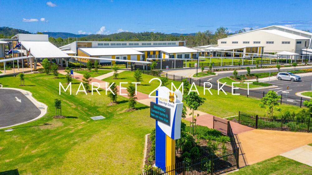 Aerial View of Calliope State High School, Gladstone