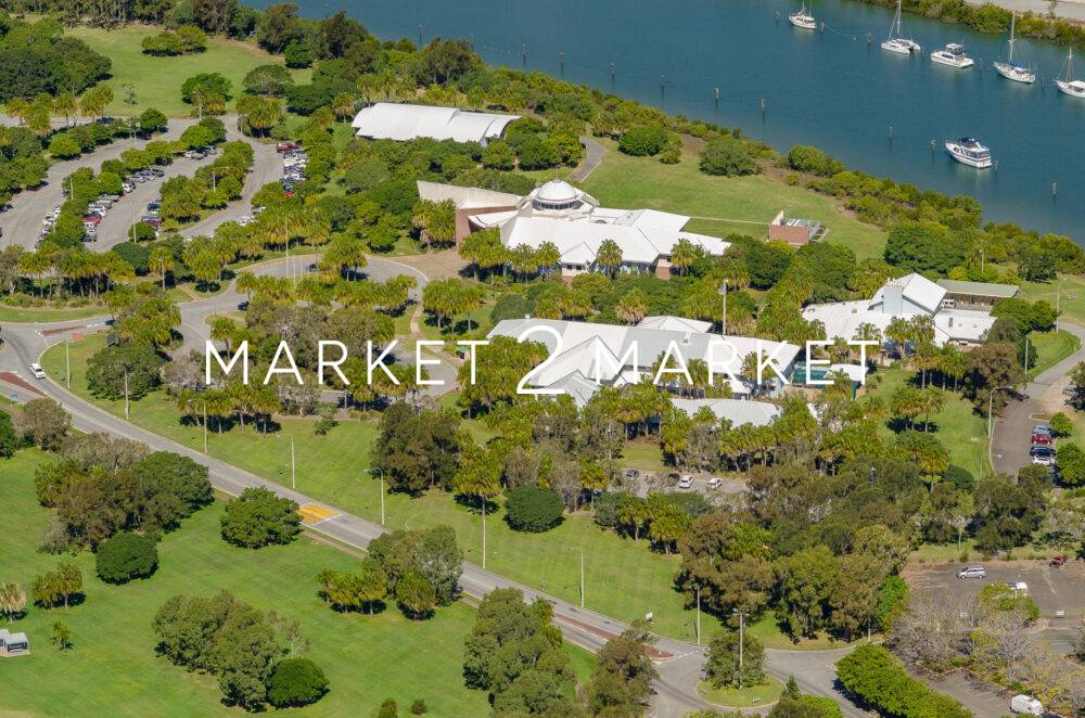 Aerial View of Central Queensland University Campus - Gladstone