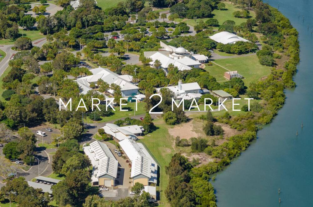 Aerial View of Central Queensland University Campus - Gladstone