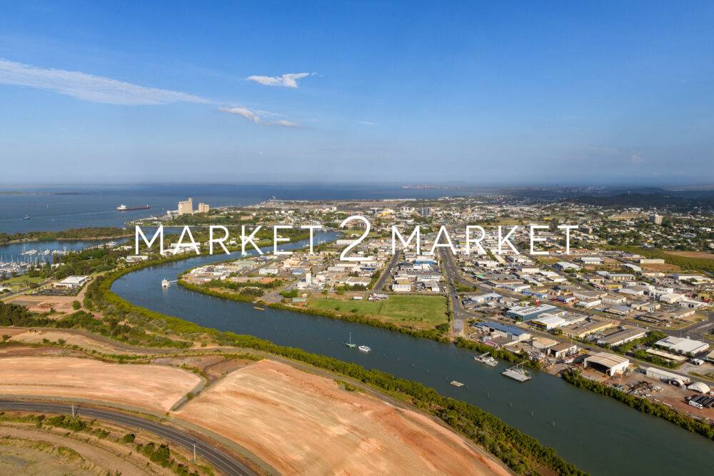 Auckland creek with Gladstone harbour in the distance, gladstone