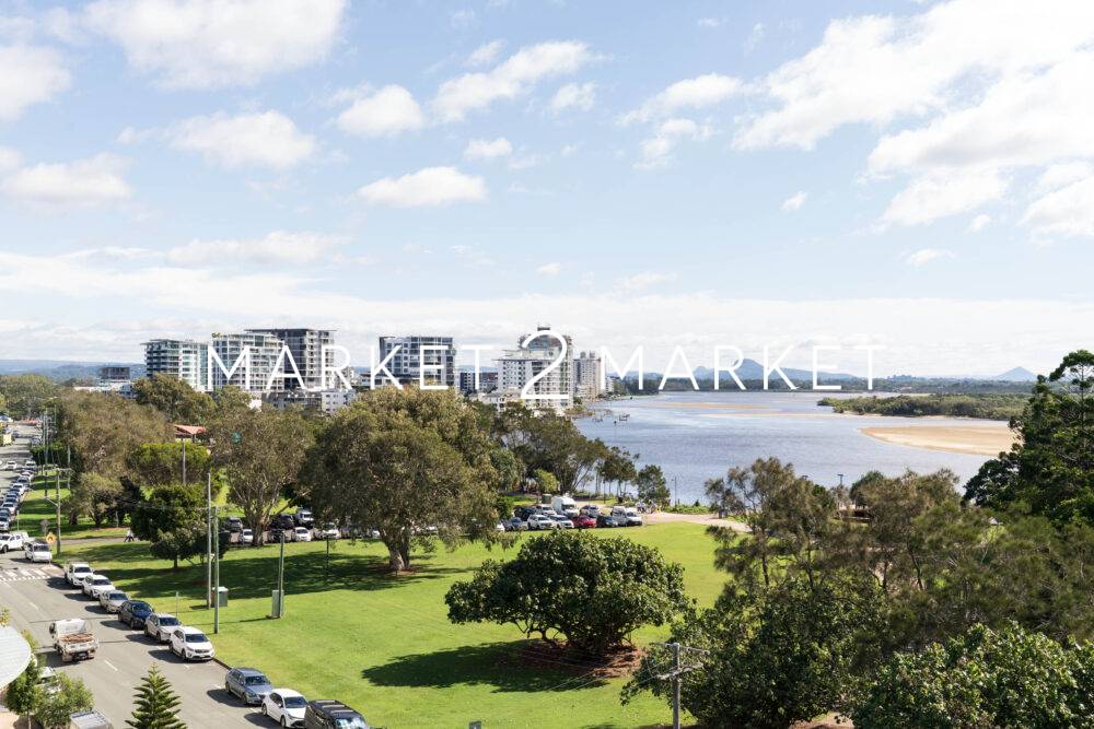 Maroochy River from Cottontree Beach area