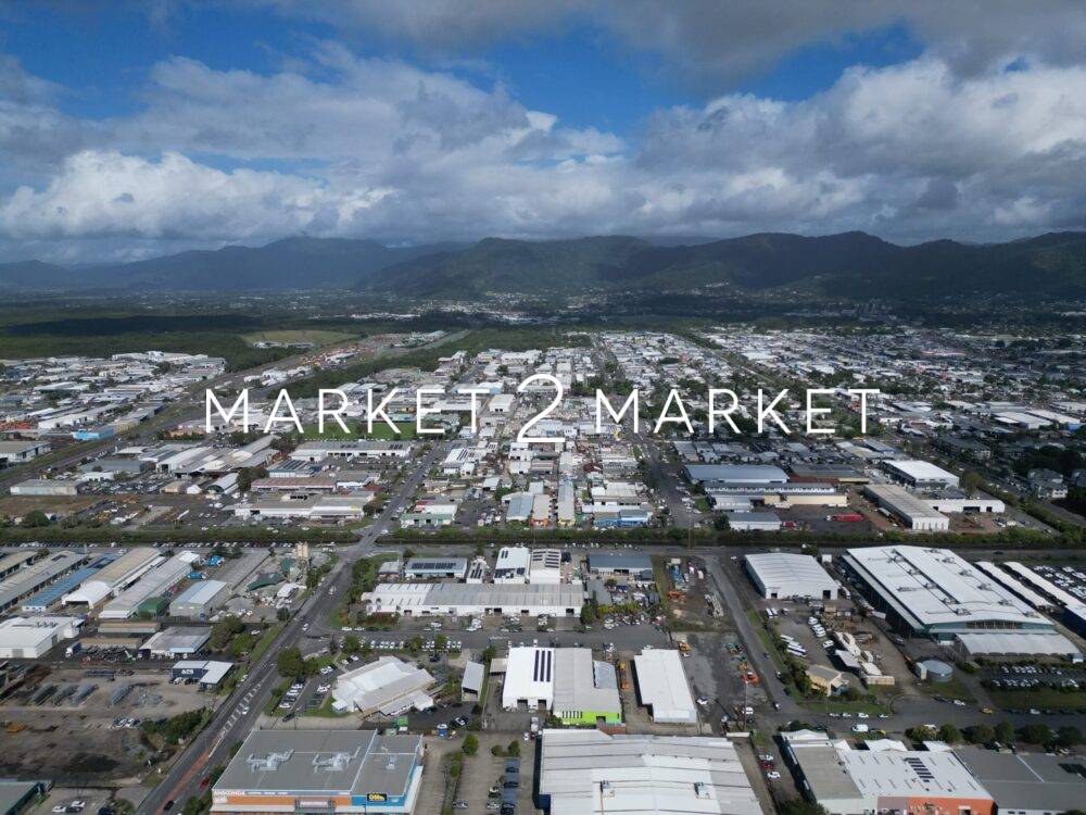 Aerial View Over Cairns Looking Inland