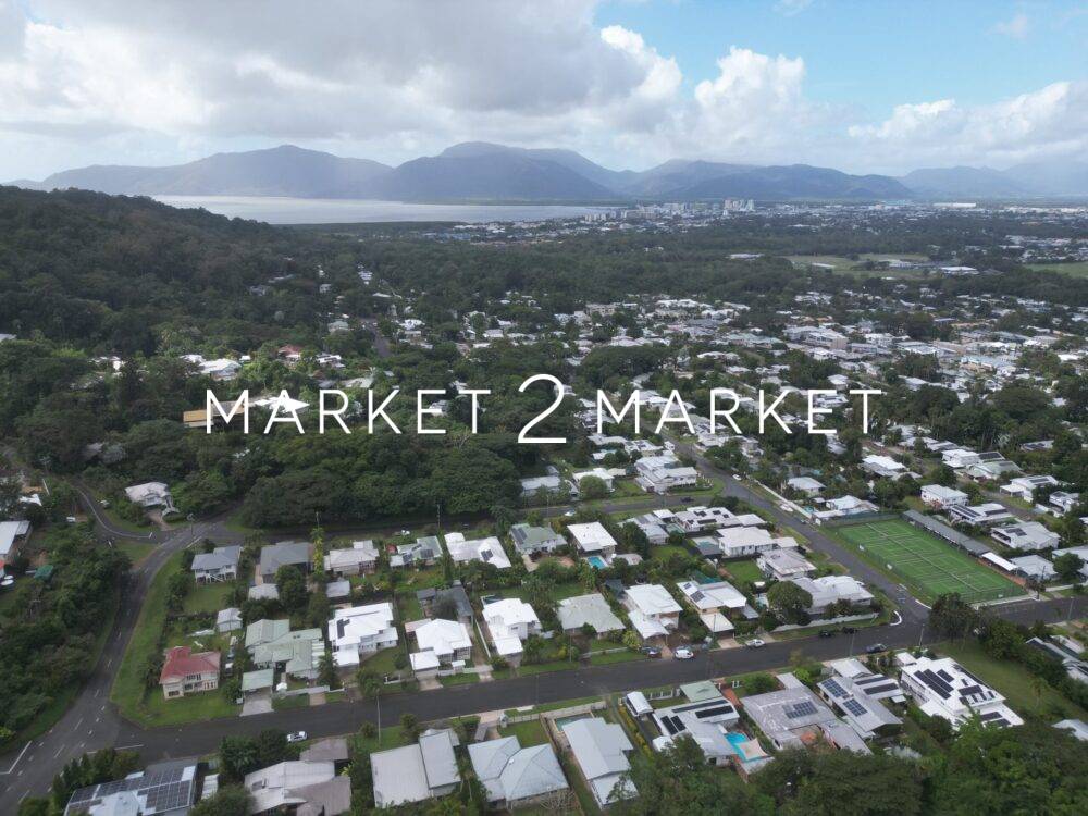 Aerial View Over Cairns Residential Area