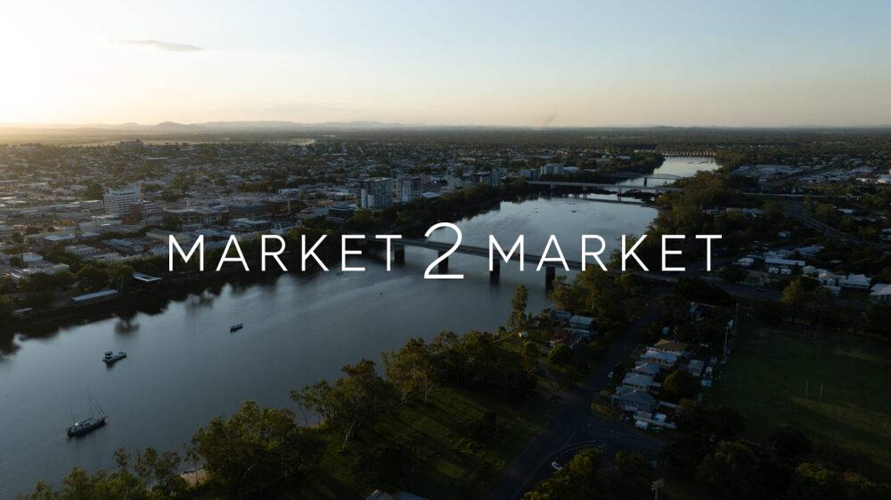 Aerial View over Fitzroy River, Rockhampton