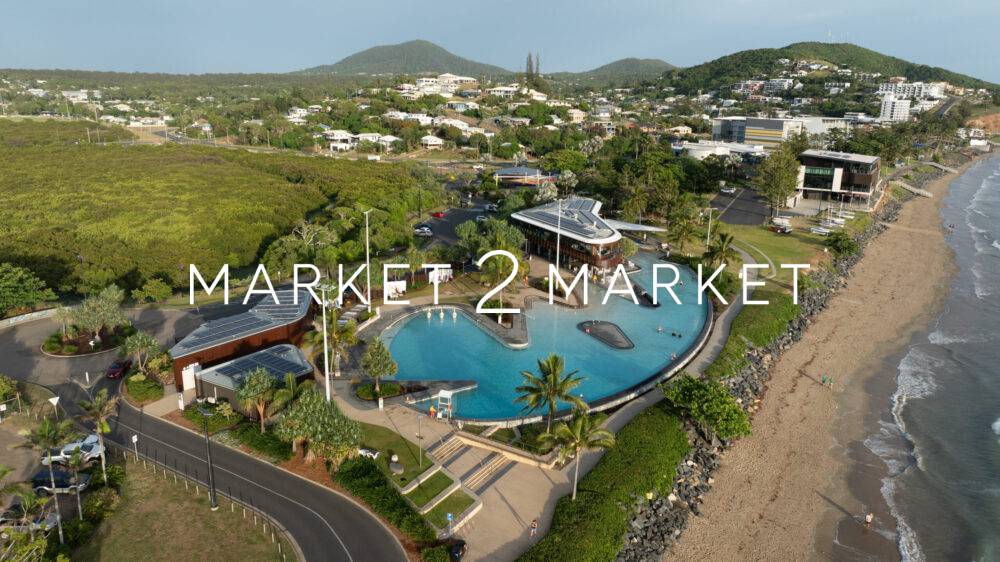 Aerial View Over The Yeppoon Lagoon