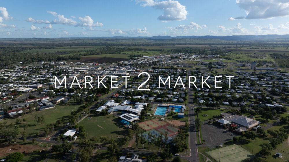 Aerial View over Resident Area in Rural Central Queensland