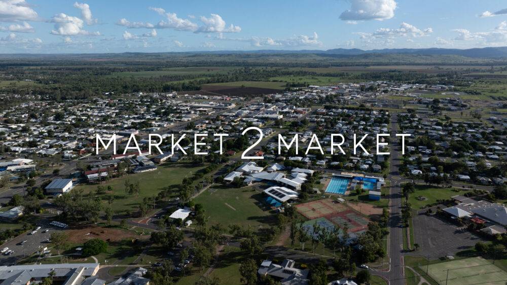 Aerial View over Resident Area in Rural Central Queensland