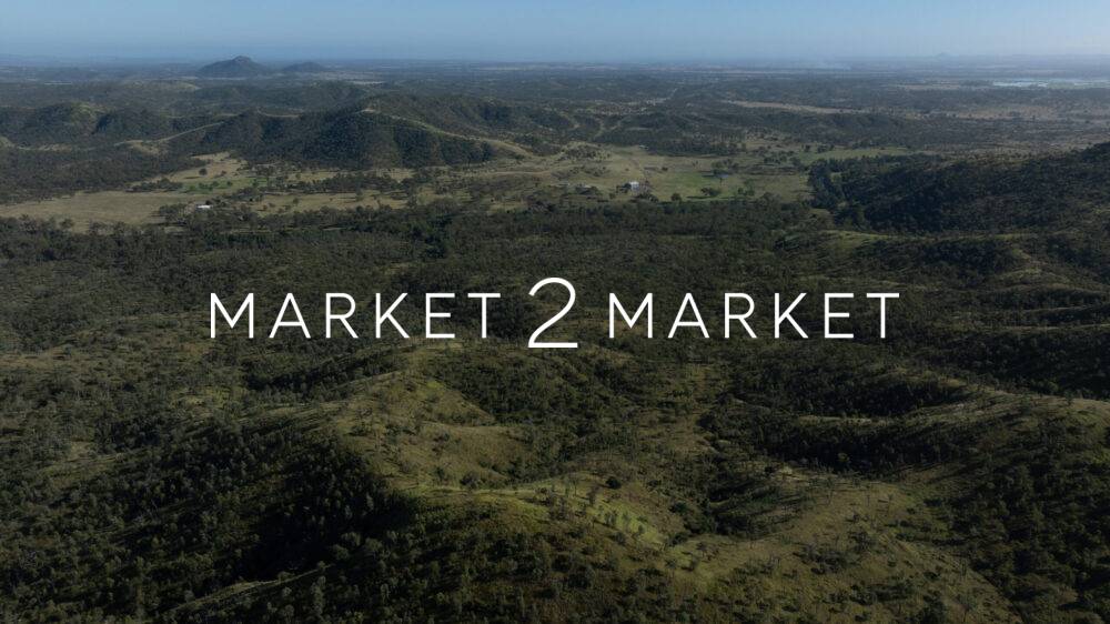Aerial View of Rural Countryside in Central Queensland