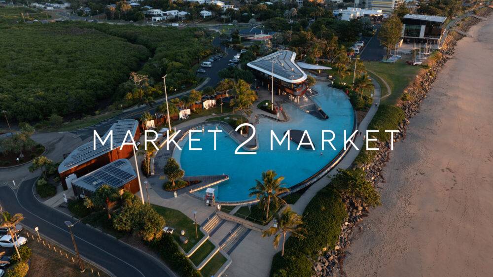 Aerial View Over The Yeppoon Lagoon
