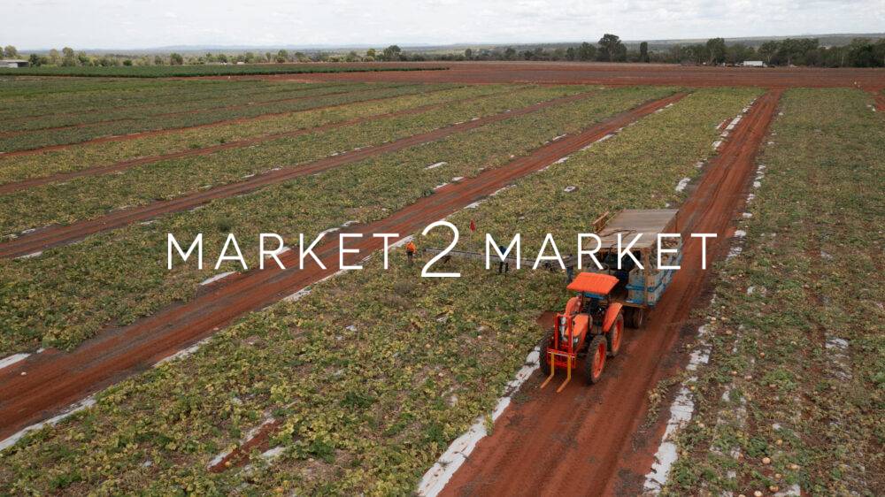 Aerial View of Tractor in a Agricultural Field, North Queensland