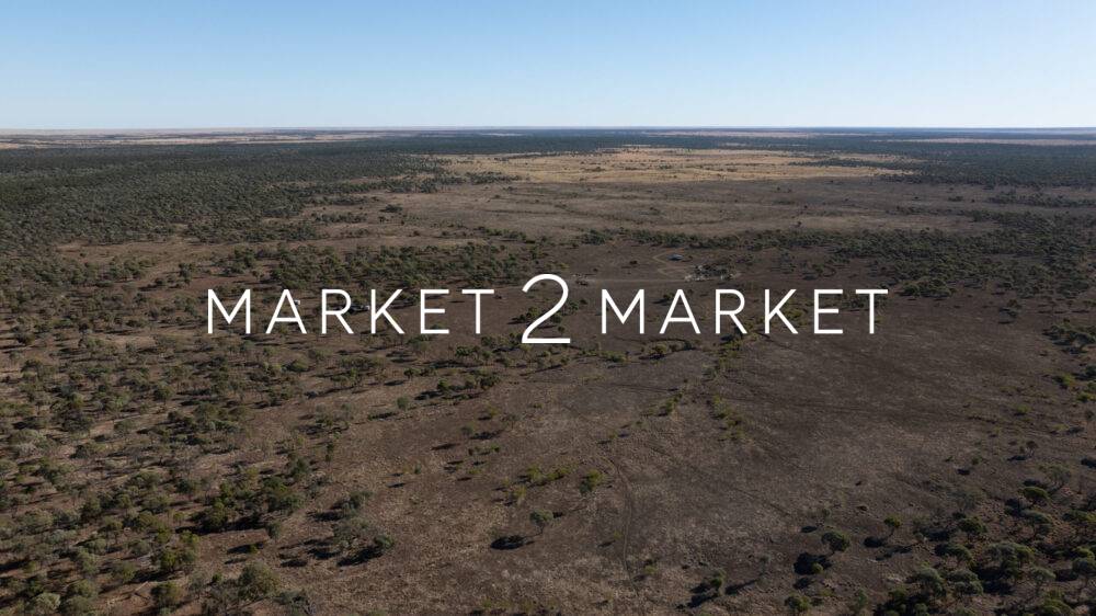 Aerial View of Arid Outback Pastoral Landscape in Regional Queensland