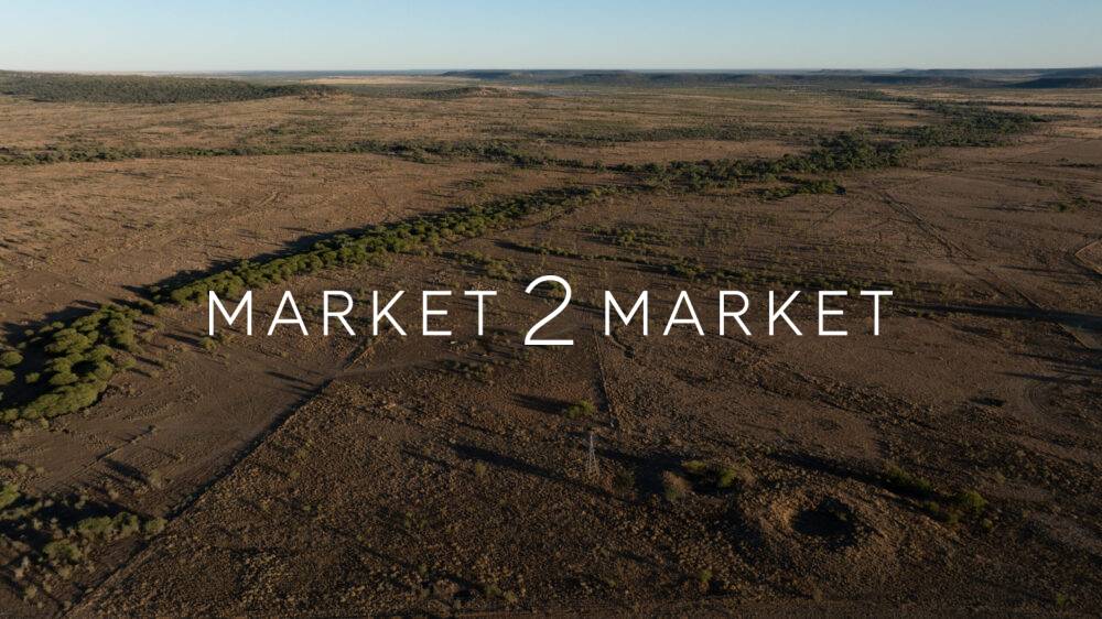 Aerial View of Arid Outback Pastoral Landscape in Regional Queensland