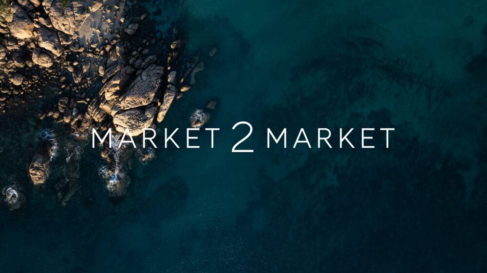 Aerial View of Rocky Coastline and Ocean